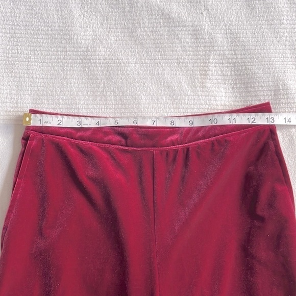 𝅺abercrombie & Fitch Wide Leg Crop Velvet Pants Size XS - Picture 7 of 10